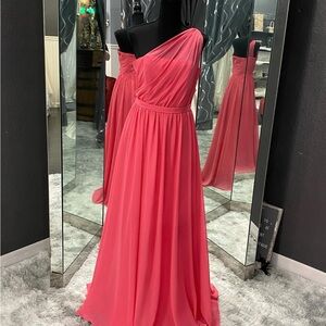 Elegant Petunia One-Shoulder Dress Alfred Angelo 7243